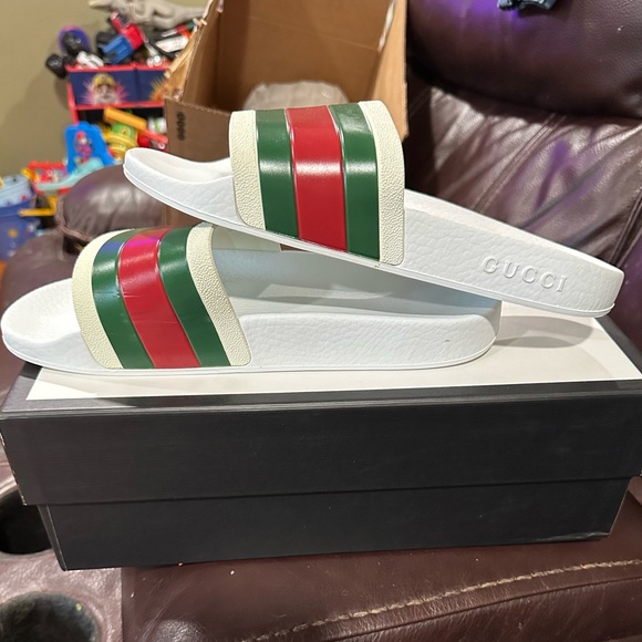 Gucci slides men’s size 5.5 authentic - Picture 1 of 5
